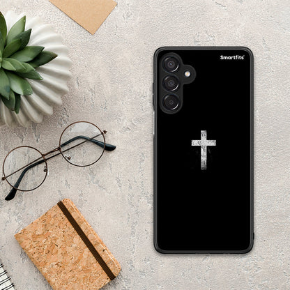 White Cross - Samsung Galaxy M15 θήκη