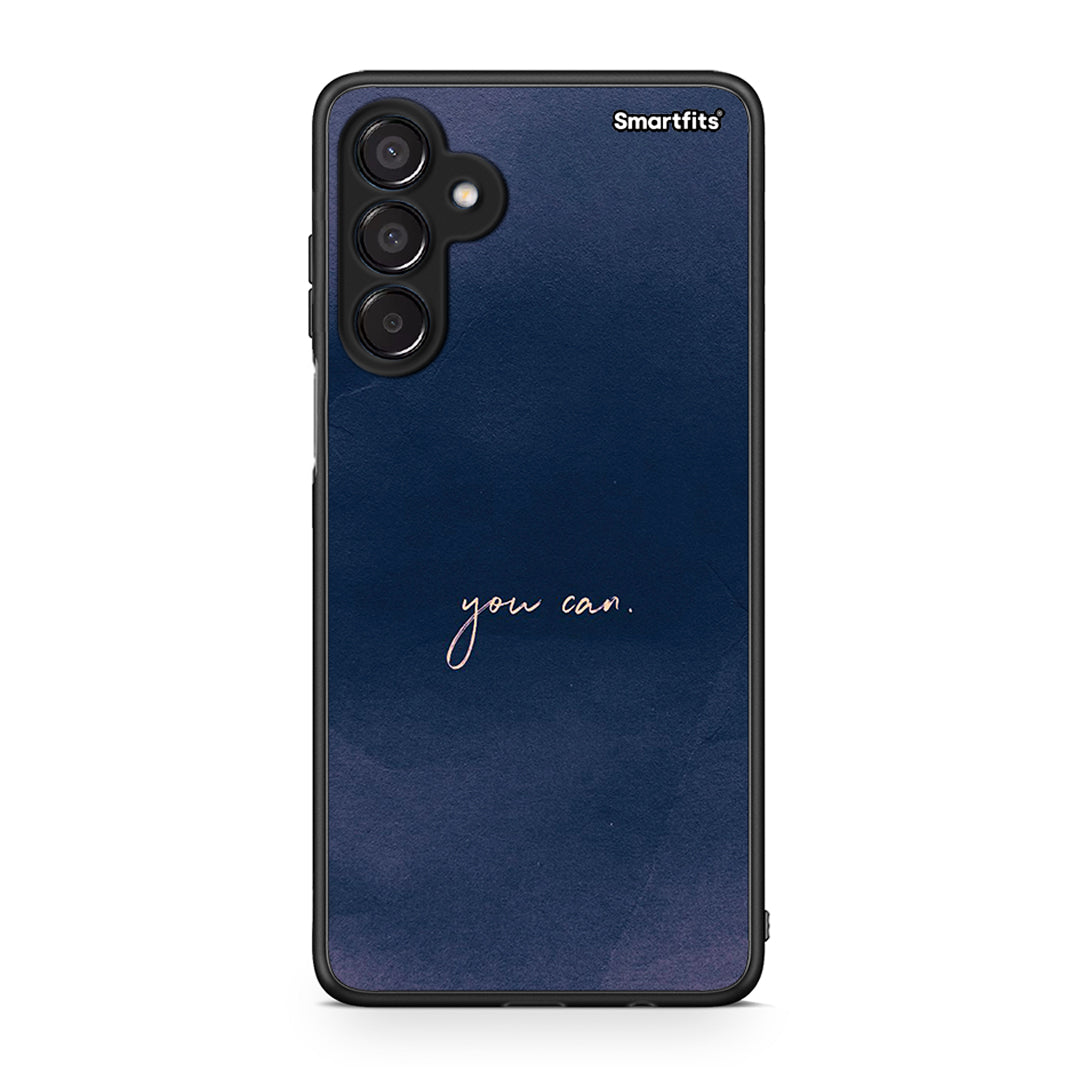 Samsung Galaxy M15 You Can θήκη από τη Smartfits με σχέδιο στο πίσω μέρος και μαύρο περίβλημα | Smartphone case with colorful back and black bezels by Smartfits