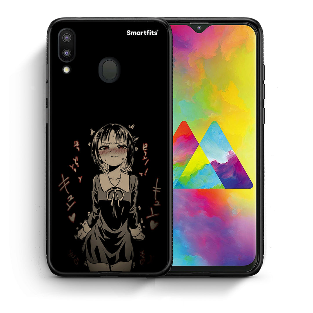 Θήκη Samsung M20 Anime Girl από τη Smartfits με σχέδιο στο πίσω μέρος και μαύρο περίβλημα | Samsung M20 Anime Girl case with colorful back and black bezels