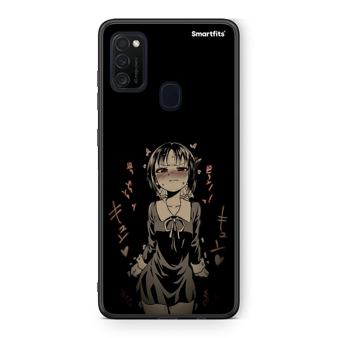 Samsung M21/M31 Anime Girl θήκη από τη Smartfits με σχέδιο στο πίσω μέρος και μαύρο περίβλημα | Smartphone case with colorful back and black bezels by Smartfits