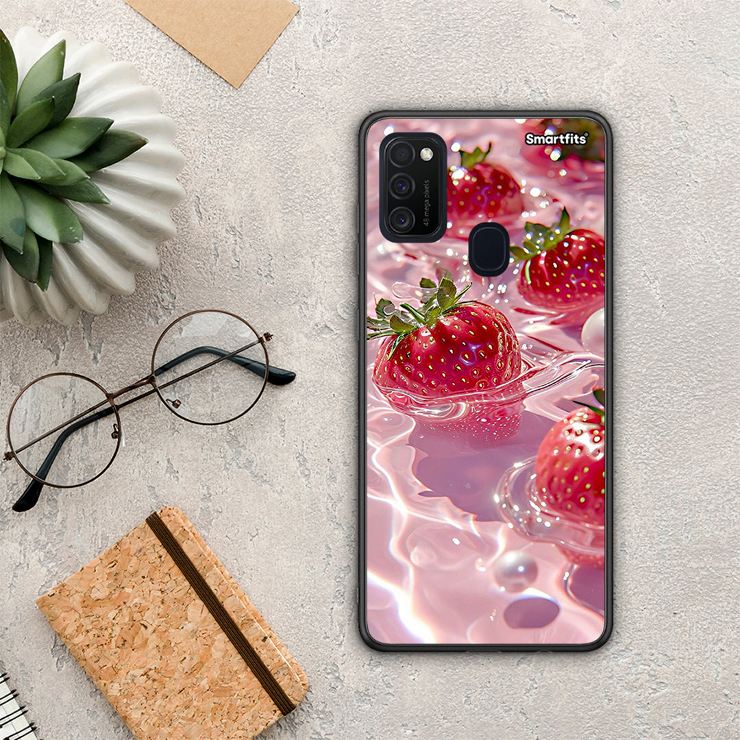 Juicy Strawberries - Samsung Galaxy M21 / M30s θήκη