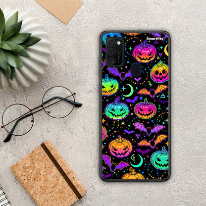 Neon Halloween - Samsung Galaxy M21 / M30s θήκη