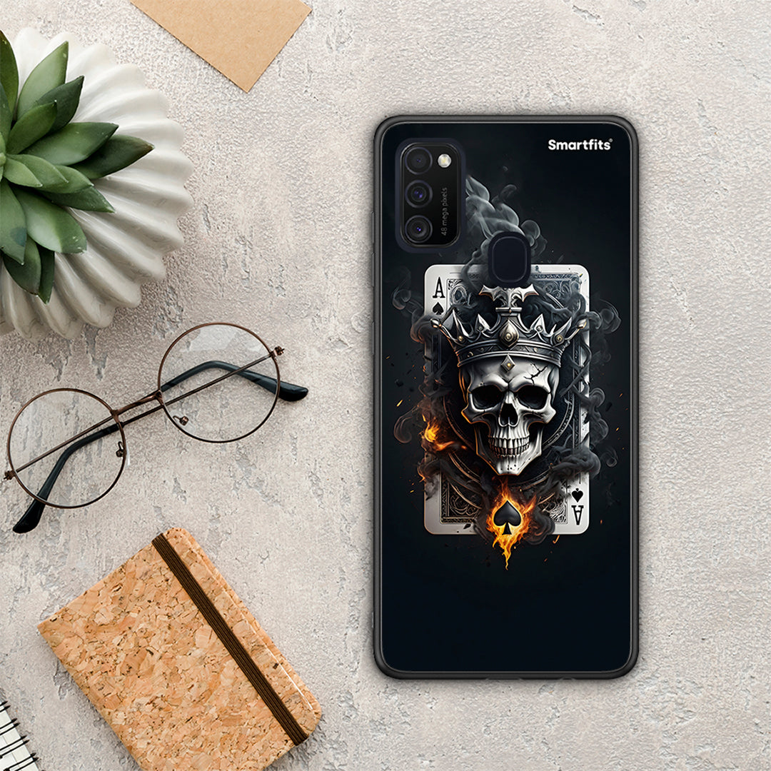 Skull King Ace - Samsung Galaxy M21 / M30s θήκη