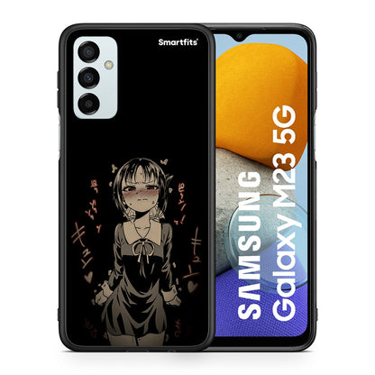 Θήκη Samsung M23 Anime Girl από τη Smartfits με σχέδιο στο πίσω μέρος και μαύρο περίβλημα | Samsung M23 Anime Girl case with colorful back and black bezels