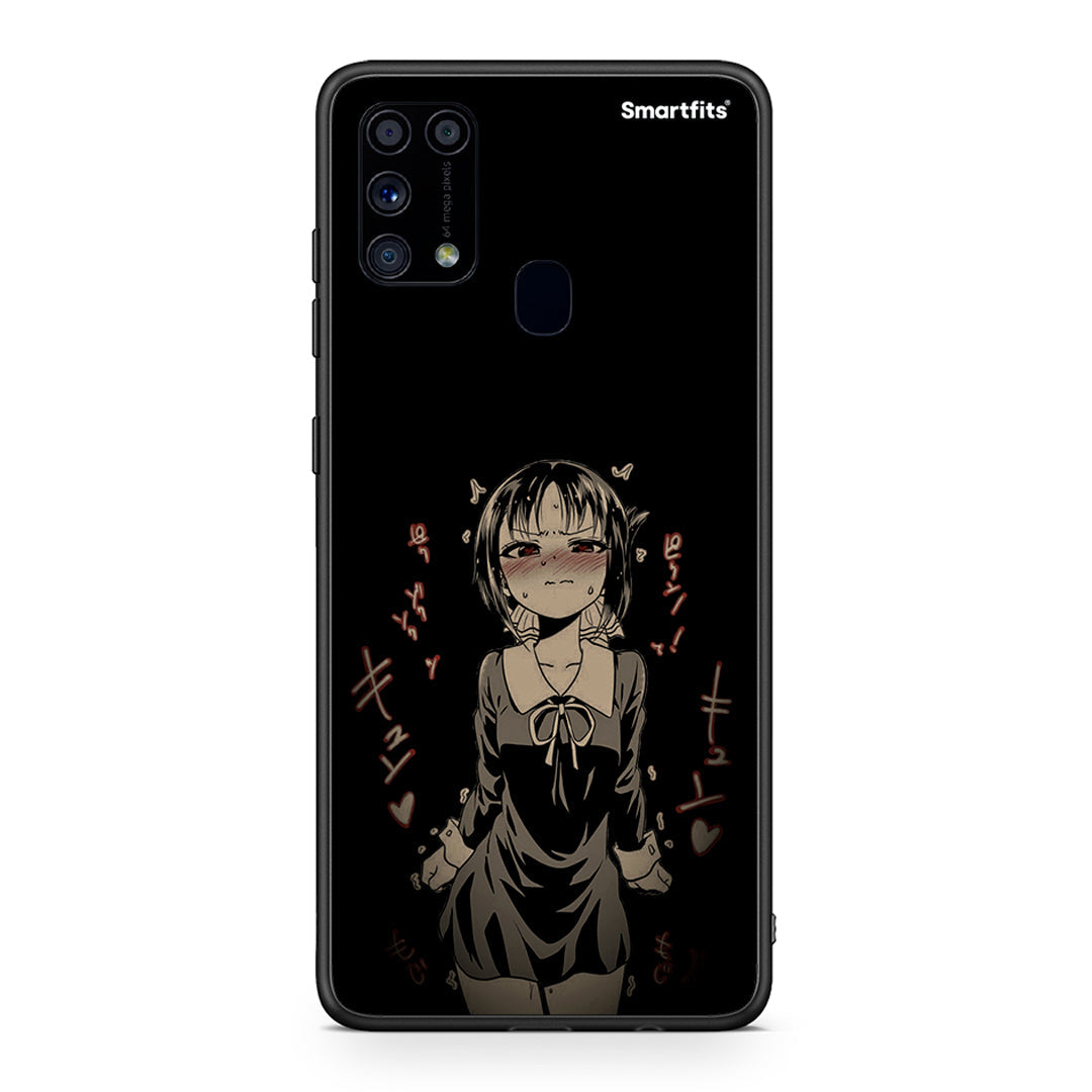 Samsung M31 Anime Girl θήκη από τη Smartfits με σχέδιο στο πίσω μέρος και μαύρο περίβλημα | Smartphone case with colorful back and black bezels by Smartfits