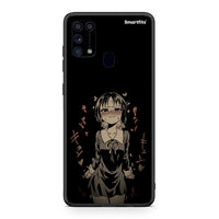 Thumbnail for Samsung M31 Anime Girl θήκη από τη Smartfits με σχέδιο στο πίσω μέρος και μαύρο περίβλημα | Smartphone case with colorful back and black bezels by Smartfits