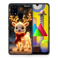 Thumbnail for Θήκη Samsung M31 Christmas Cutie από τη Smartfits με σχέδιο στο πίσω μέρος και μαύρο περίβλημα | Samsung M31 Christmas Cutie case with colorful back and black bezels