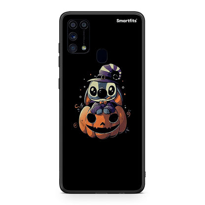 Samsung M31 Halloween Stitch θήκη από τη Smartfits με σχέδιο στο πίσω μέρος και μαύρο περίβλημα | Smartphone case with colorful back and black bezels by Smartfits