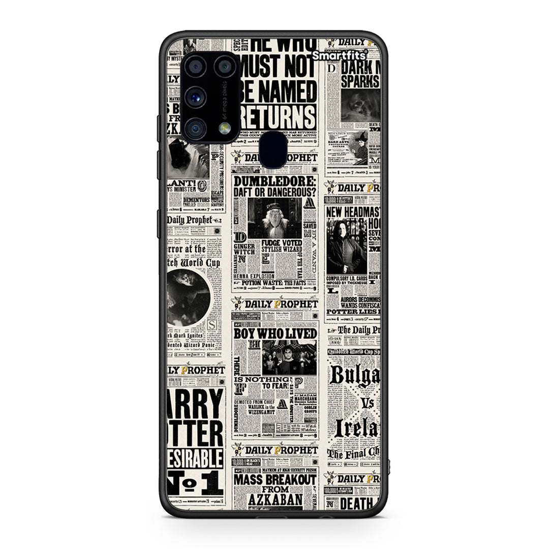 Samsung M31 Harry Paper θήκη από τη Smartfits με σχέδιο στο πίσω μέρος και μαύρο περίβλημα | Smartphone case with colorful back and black bezels by Smartfits