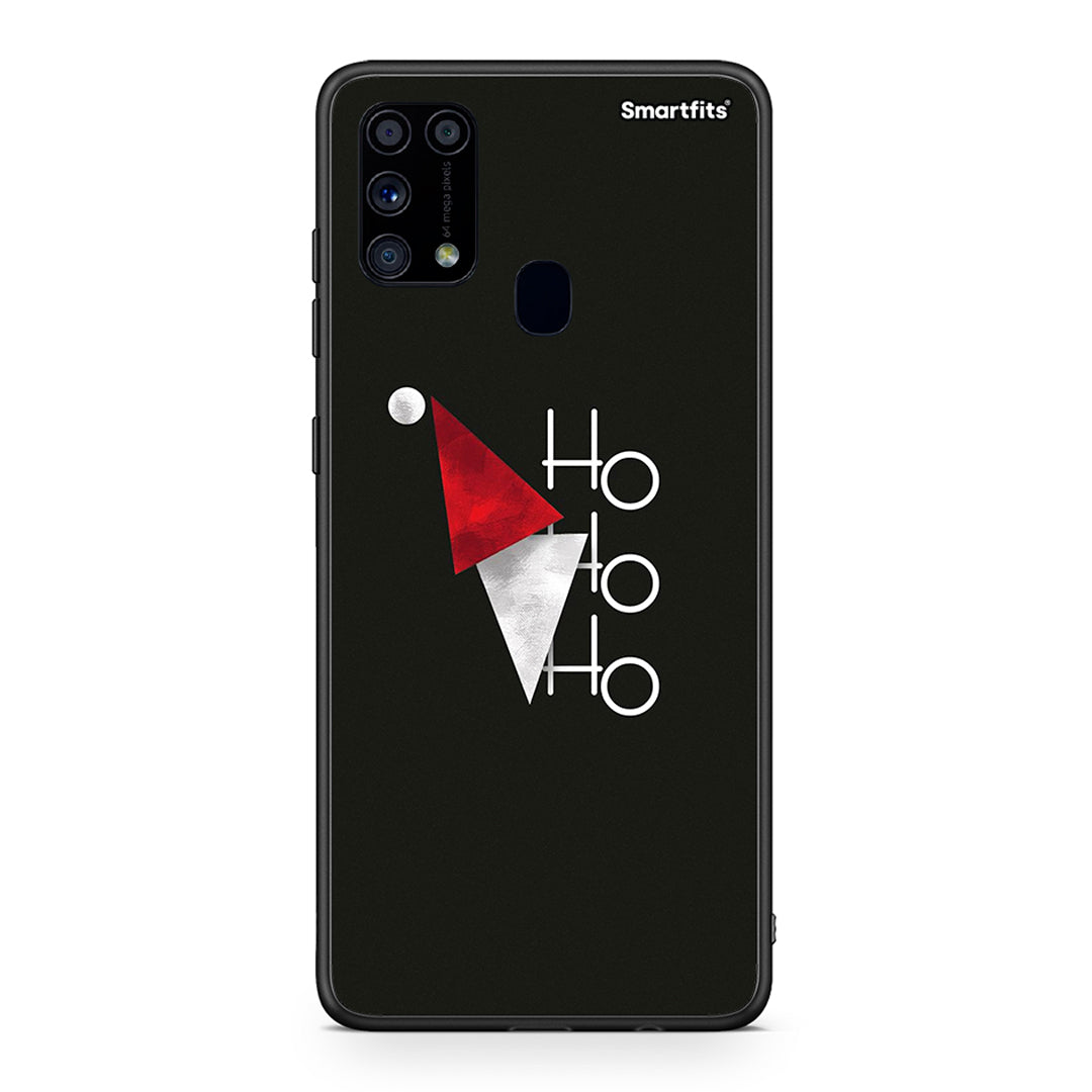 Samsung M31 Minimal Christmas θήκη από τη Smartfits με σχέδιο στο πίσω μέρος και μαύρο περίβλημα | Smartphone case with colorful back and black bezels by Smartfits