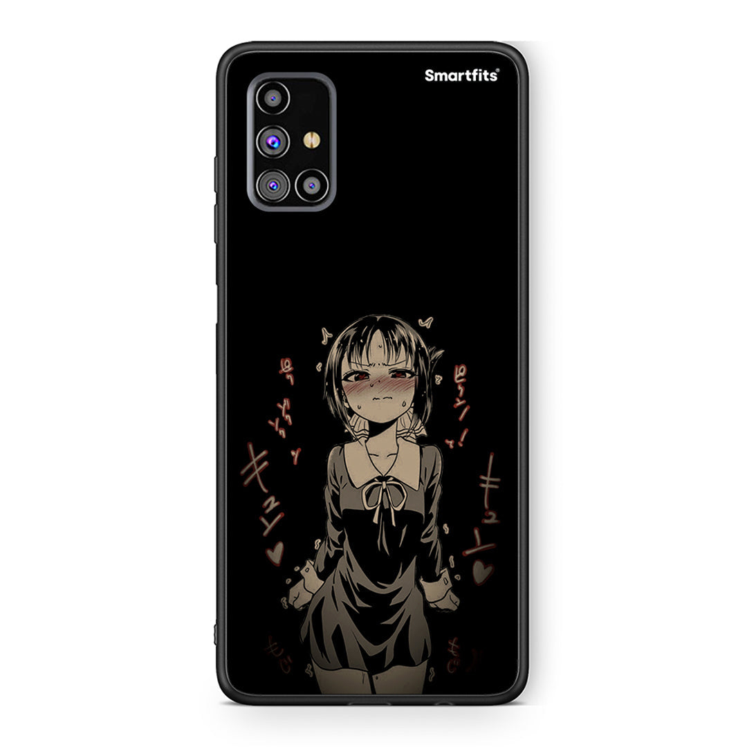 Samsung M31s Anime Girl θήκη από τη Smartfits με σχέδιο στο πίσω μέρος και μαύρο περίβλημα | Smartphone case with colorful back and black bezels by Smartfits