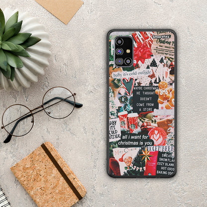 Christmas Happiness - Samsung Galaxy M31s θήκη