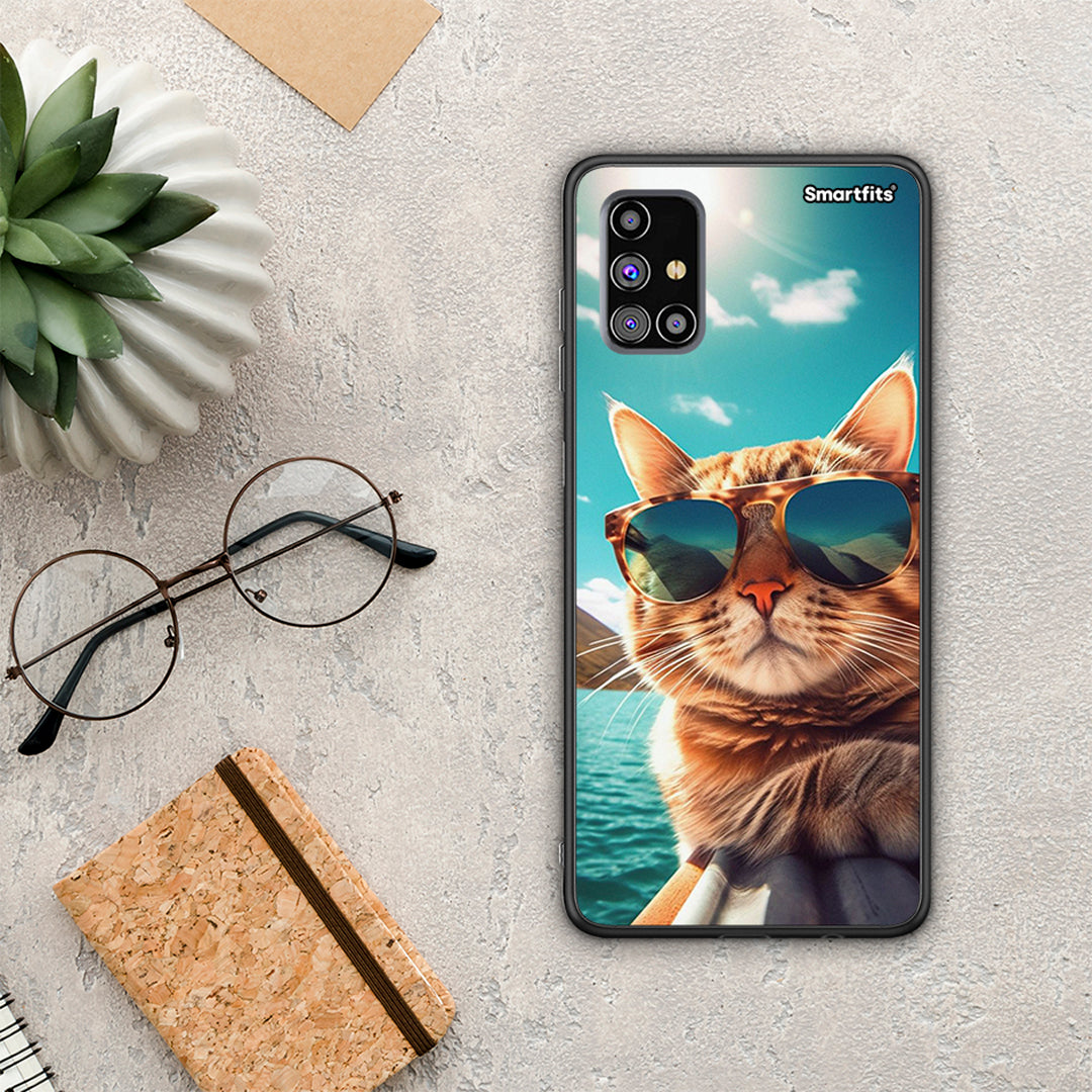 Summer Cat - Samsung Galaxy M31s θήκη