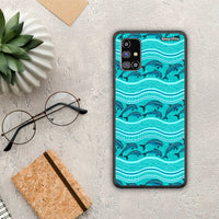 Thumbnail for Swimming Dolphins - Samsung Galaxy M31s θήκη