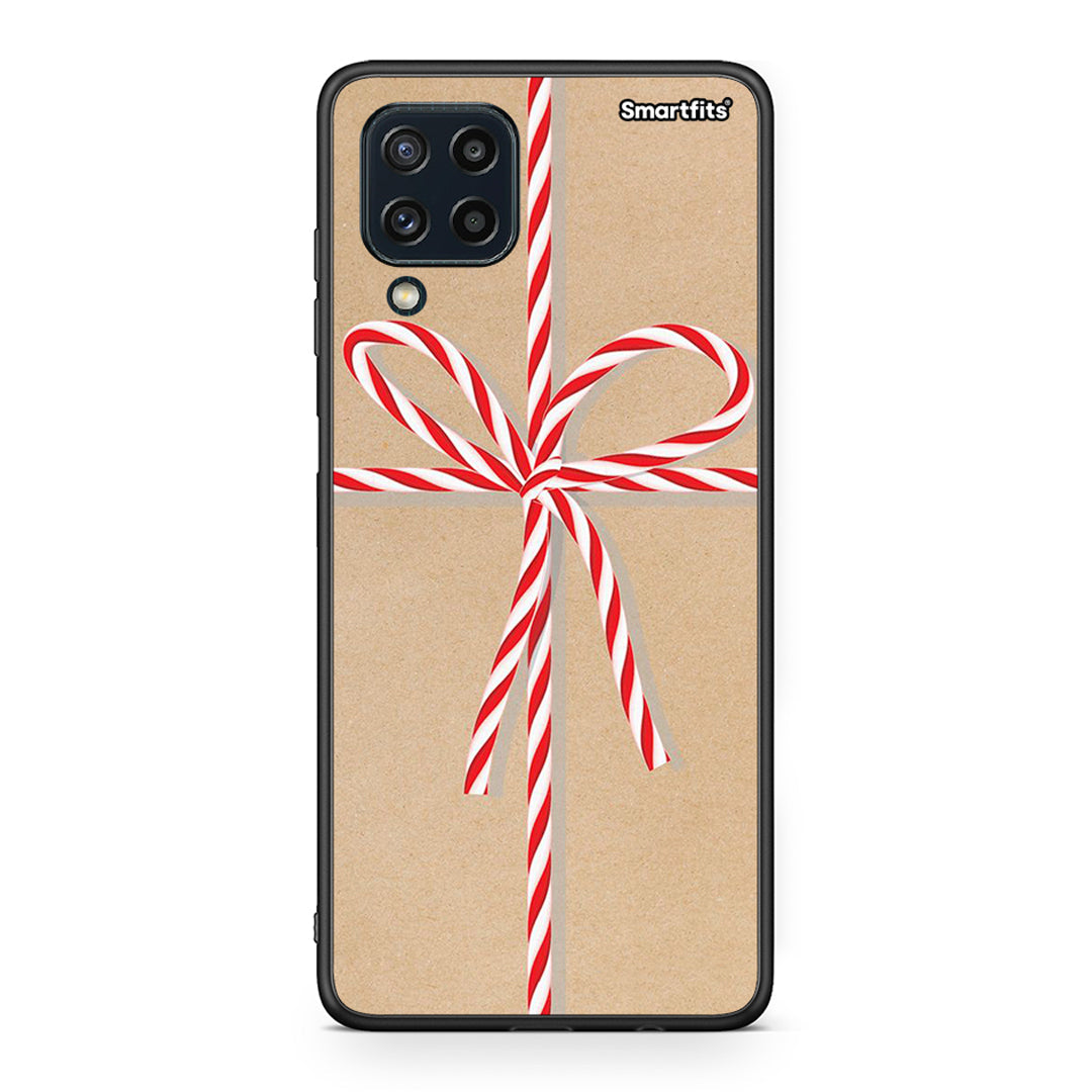 Samsung M32 4G Christmas Gift θήκη από τη Smartfits με σχέδιο στο πίσω μέρος και μαύρο περίβλημα | Smartphone case with colorful back and black bezels by Smartfits