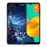 Thumbnail for Θήκη Samsung M32 4G Christmas Scenery από τη Smartfits με σχέδιο στο πίσω μέρος και μαύρο περίβλημα | Samsung M32 4G Christmas Scenery case with colorful back and black bezels