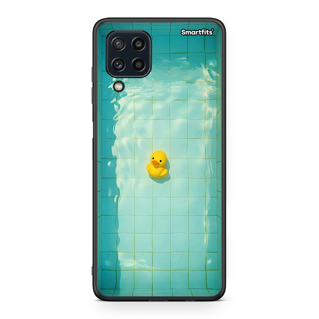 Samsung M32 4G Yellow Duck θήκη από τη Smartfits με σχέδιο στο πίσω μέρος και μαύρο περίβλημα | Smartphone case with colorful back and black bezels by Smartfits