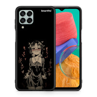 Thumbnail for Θήκη Samsung M33 Anime Girl από τη Smartfits με σχέδιο στο πίσω μέρος και μαύρο περίβλημα | Samsung M33 Anime Girl case with colorful back and black bezels
