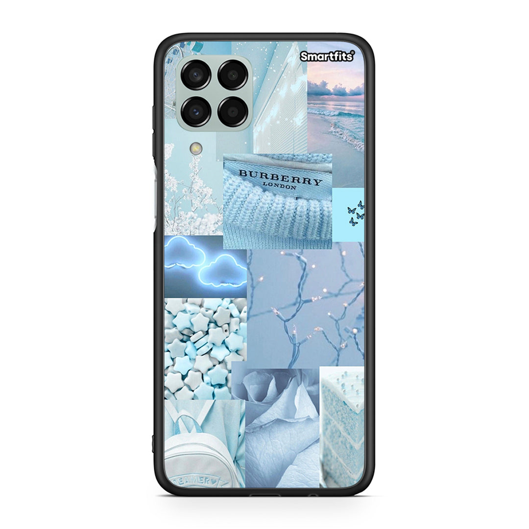 Samsung M33 Ciel Aesthetic Collage θήκη από τη Smartfits με σχέδιο στο πίσω μέρος και μαύρο περίβλημα | Smartphone case with colorful back and black bezels by Smartfits