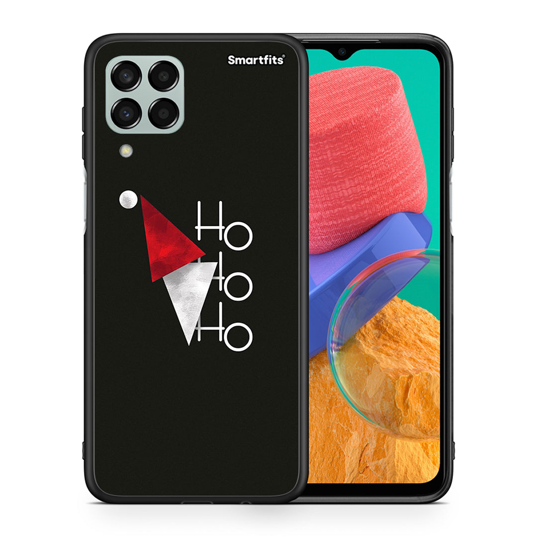 Θήκη Samsung M33 Minimal Christmas από τη Smartfits με σχέδιο στο πίσω μέρος και μαύρο περίβλημα | Samsung M33 Minimal Christmas case with colorful back and black bezels