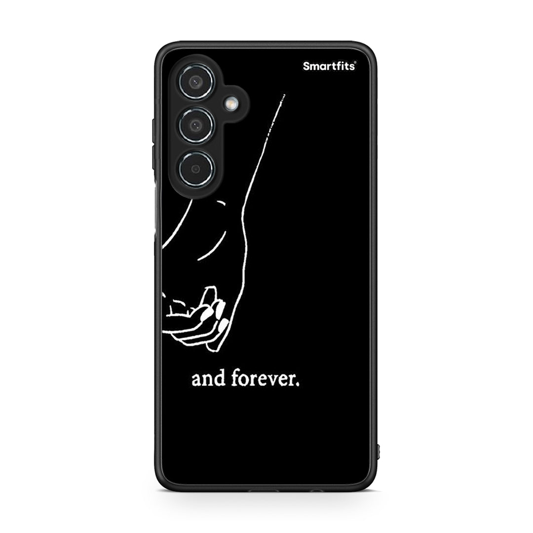 Samsung Galaxy M35 5G Always & Forever 2 Θήκη Αγίου Βαλεντίνου από τη Smartfits με σχέδιο στο πίσω μέρος και μαύρο περίβλημα | Smartphone case with colorful back and black bezels by Smartfits