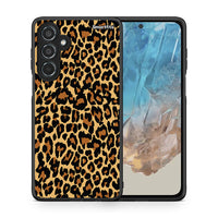 Thumbnail for Θήκη Samsung Galaxy M35 5G Leopard Animal από τη Smartfits με σχέδιο στο πίσω μέρος και μαύρο περίβλημα | Samsung Galaxy M35 5G Leopard Animal case with colorful back and black bezels