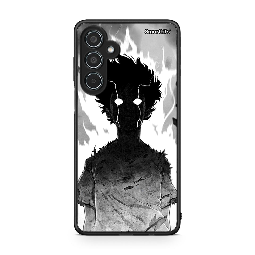 Samsung Galaxy M35 5G Anime Boy Θήκη από τη Smartfits με σχέδιο στο πίσω μέρος και μαύρο περίβλημα | Smartphone case with colorful back and black bezels by Smartfits