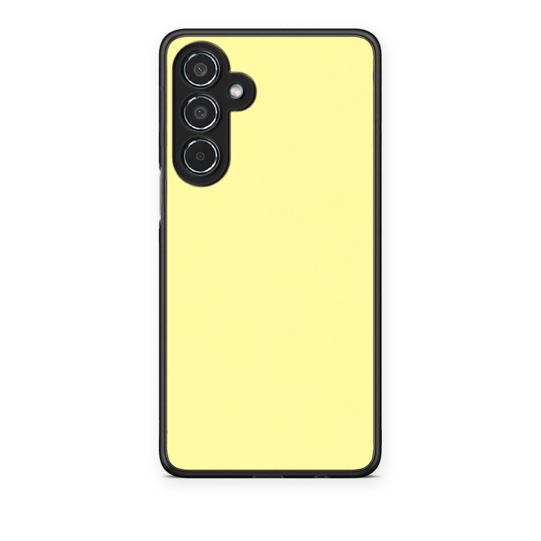 Θήκη Samsung Galaxy M35 5G Butter Yellow από τη Smartfits με σχέδιο στο πίσω μέρος και μαύρο περίβλημα | Samsung Galaxy M35 5G Butter Yellow case with colorful back and black bezels