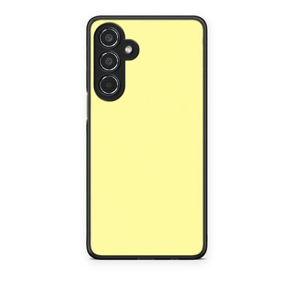 Θήκη Samsung Galaxy M35 5G Butter Yellow από τη Smartfits με σχέδιο στο πίσω μέρος και μαύρο περίβλημα | Samsung Galaxy M35 5G Butter Yellow case with colorful back and black bezels