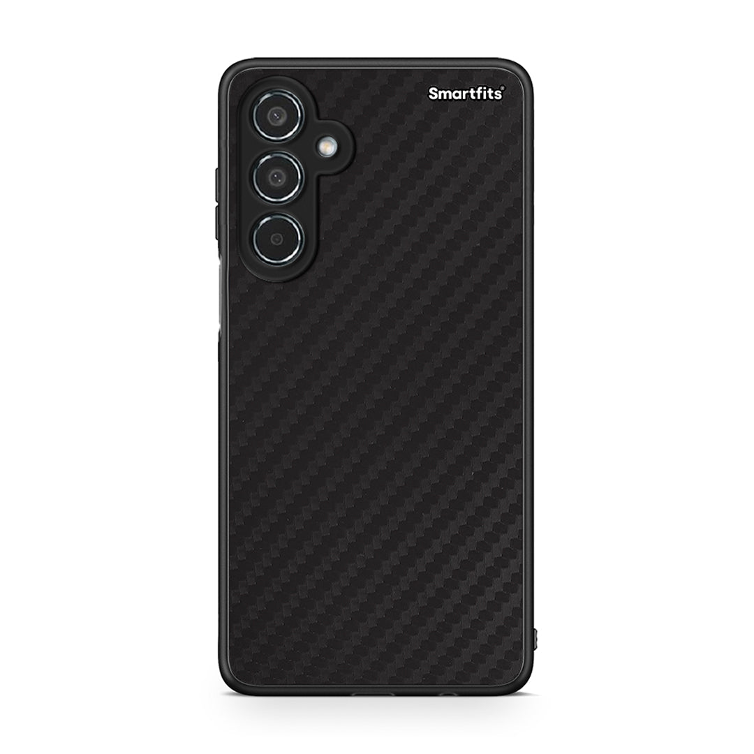 Samsung Galaxy M35 5G Carbon Black θήκη από τη Smartfits με σχέδιο στο πίσω μέρος και μαύρο περίβλημα | Smartphone case with colorful back and black bezels by Smartfits