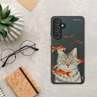 Thumbnail for Cat Goldfish - Samsung Galaxy M35 5G θήκη