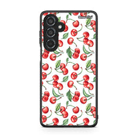 Thumbnail for Samsung Galaxy M35 5G Cherry Summer θήκη από τη Smartfits με σχέδιο στο πίσω μέρος και μαύρο περίβλημα | Smartphone case with colorful back and black bezels by Smartfits