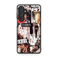 Thumbnail for Samsung Galaxy M35 5G Collage Fashion Θήκη Αγίου Βαλεντίνου από τη Smartfits με σχέδιο στο πίσω μέρος και μαύρο περίβλημα | Smartphone case with colorful back and black bezels by Smartfits