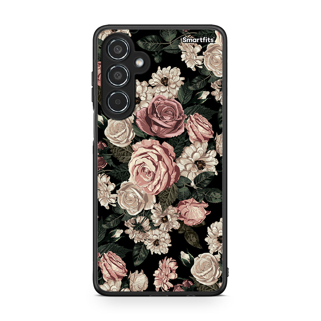 4 - Samsung Galaxy M35 5G Wild Roses Flower case, cover, bumper