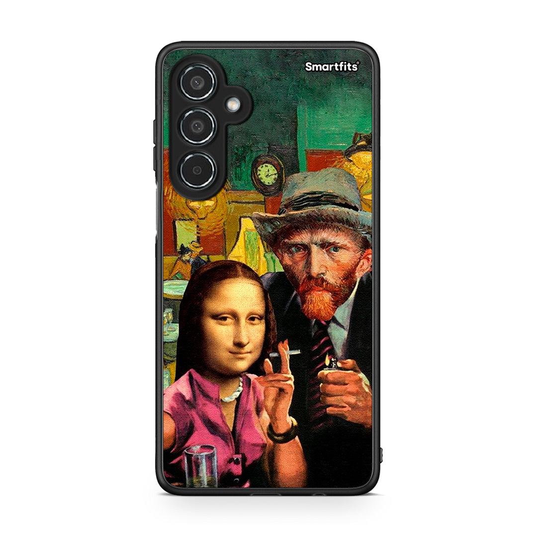 Samsung Galaxy M35 5G Funny Art θήκη από τη Smartfits με σχέδιο στο πίσω μέρος και μαύρο περίβλημα | Smartphone case with colorful back and black bezels by Smartfits