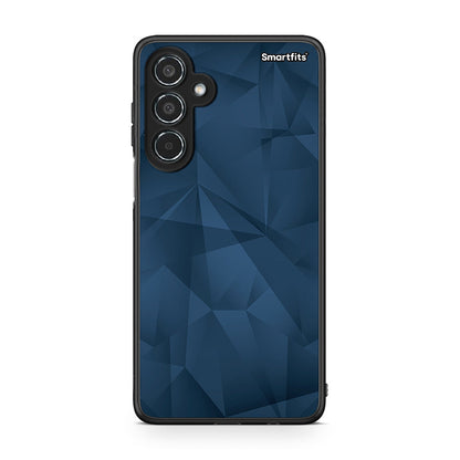 39 - Samsung Galaxy M35 5G Blue Abstract Geometric case, cover, bumper