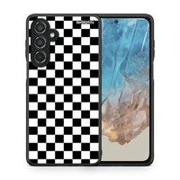 Thumbnail for Θήκη Samsung Galaxy M35 5G Squares Geometric από τη Smartfits με σχέδιο στο πίσω μέρος και μαύρο περίβλημα | Samsung Galaxy M35 5G Squares Geometric case with colorful back and black bezels