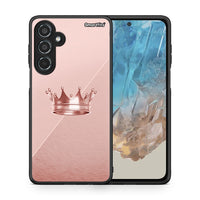 Thumbnail for Θήκη Samsung Galaxy M35 5G Crown Minimal από τη Smartfits με σχέδιο στο πίσω μέρος και μαύρο περίβλημα | Samsung Galaxy M35 5G Crown Minimal case with colorful back and black bezels