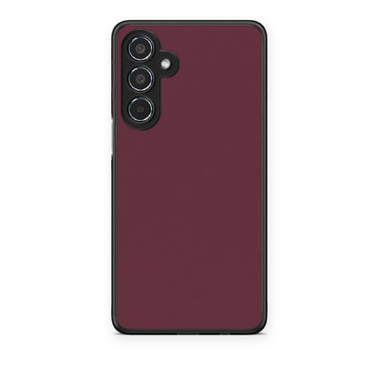 Θήκη Samsung Galaxy M35 5G Muted Burgundy από τη Smartfits με σχέδιο στο πίσω μέρος και μαύρο περίβλημα | Samsung Galaxy M35 5G Muted Burgundy case with colorful back and black bezels