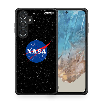 Θήκη Samsung Galaxy M35 5G NASA PopArt από τη Smartfits με σχέδιο στο πίσω μέρος και μαύρο περίβλημα | Samsung Galaxy M35 5G NASA PopArt case with colorful back and black bezels