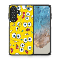 Thumbnail for Θήκη Samsung Galaxy M35 5G Sponge PopArt από τη Smartfits με σχέδιο στο πίσω μέρος και μαύρο περίβλημα | Samsung Galaxy M35 5G Sponge PopArt case with colorful back and black bezels