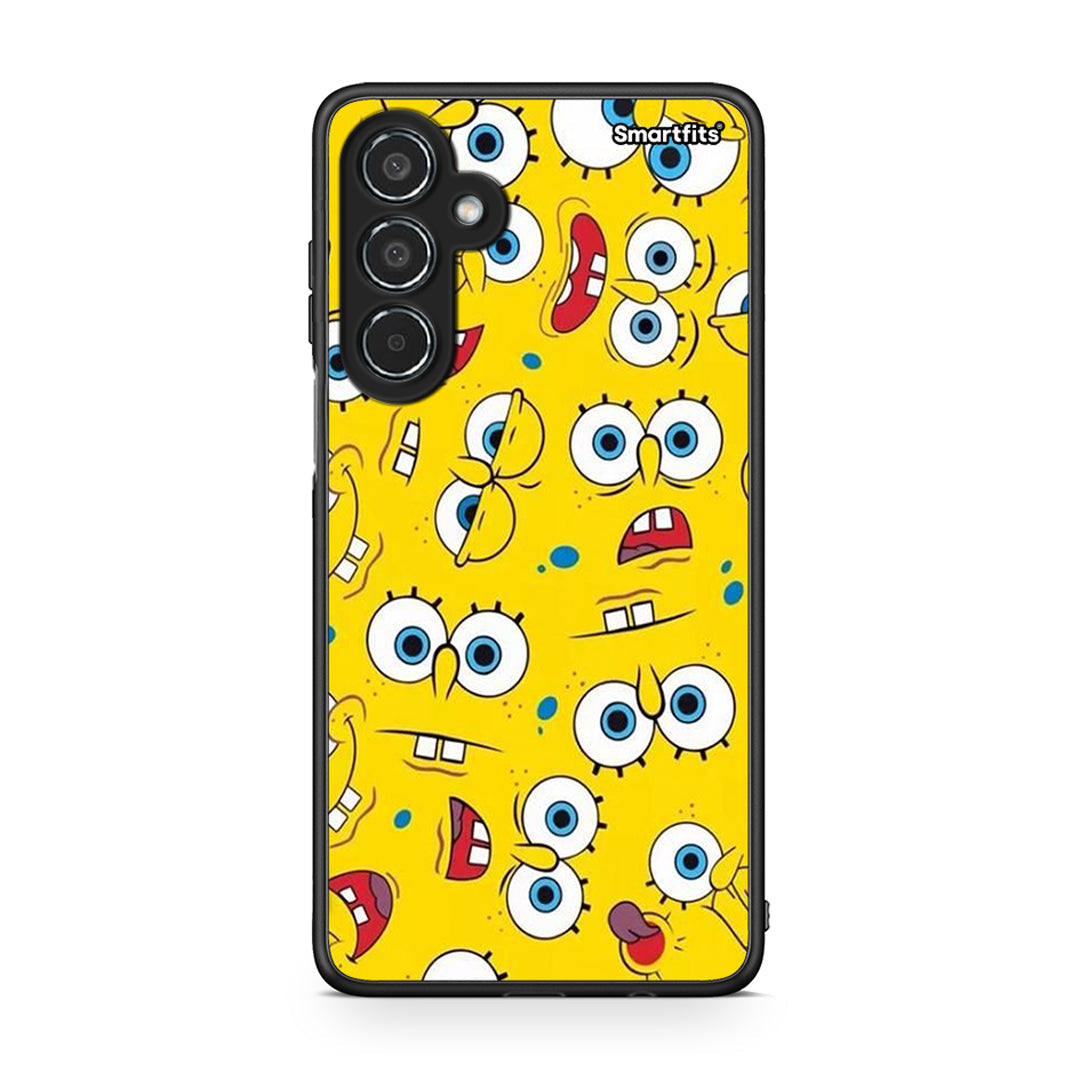 4 - Samsung Galaxy M35 5G Sponge PopArt case, cover, bumper