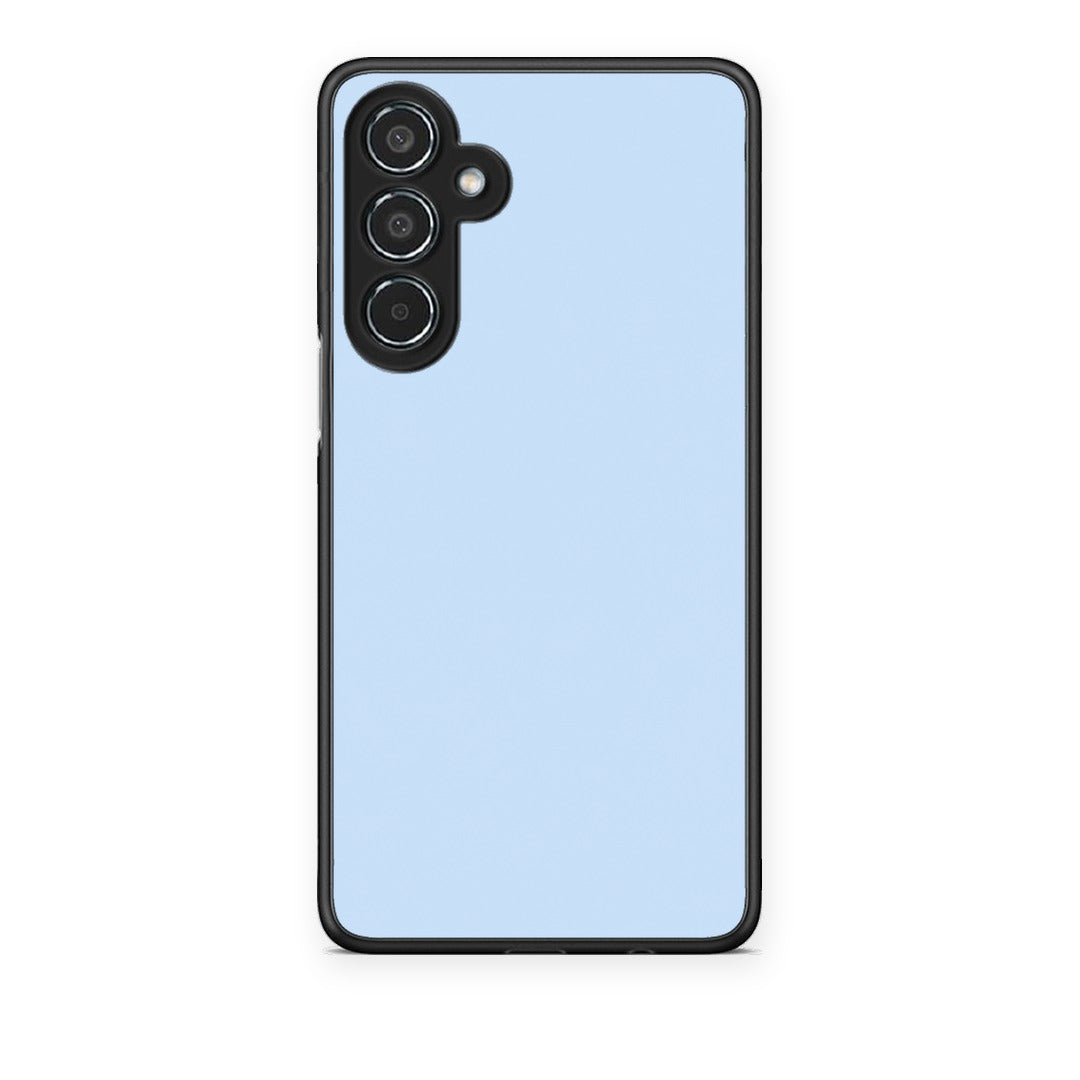 Θήκη Samsung Galaxy M35 5G Powder Blue από τη Smartfits με σχέδιο στο πίσω μέρος και μαύρο περίβλημα | Samsung Galaxy M35 5G Powder Blue case with colorful back and black bezels