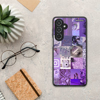 Thumbnail for Purple Aesthetic Collage - Samsung Galaxy M35 5G θήκη