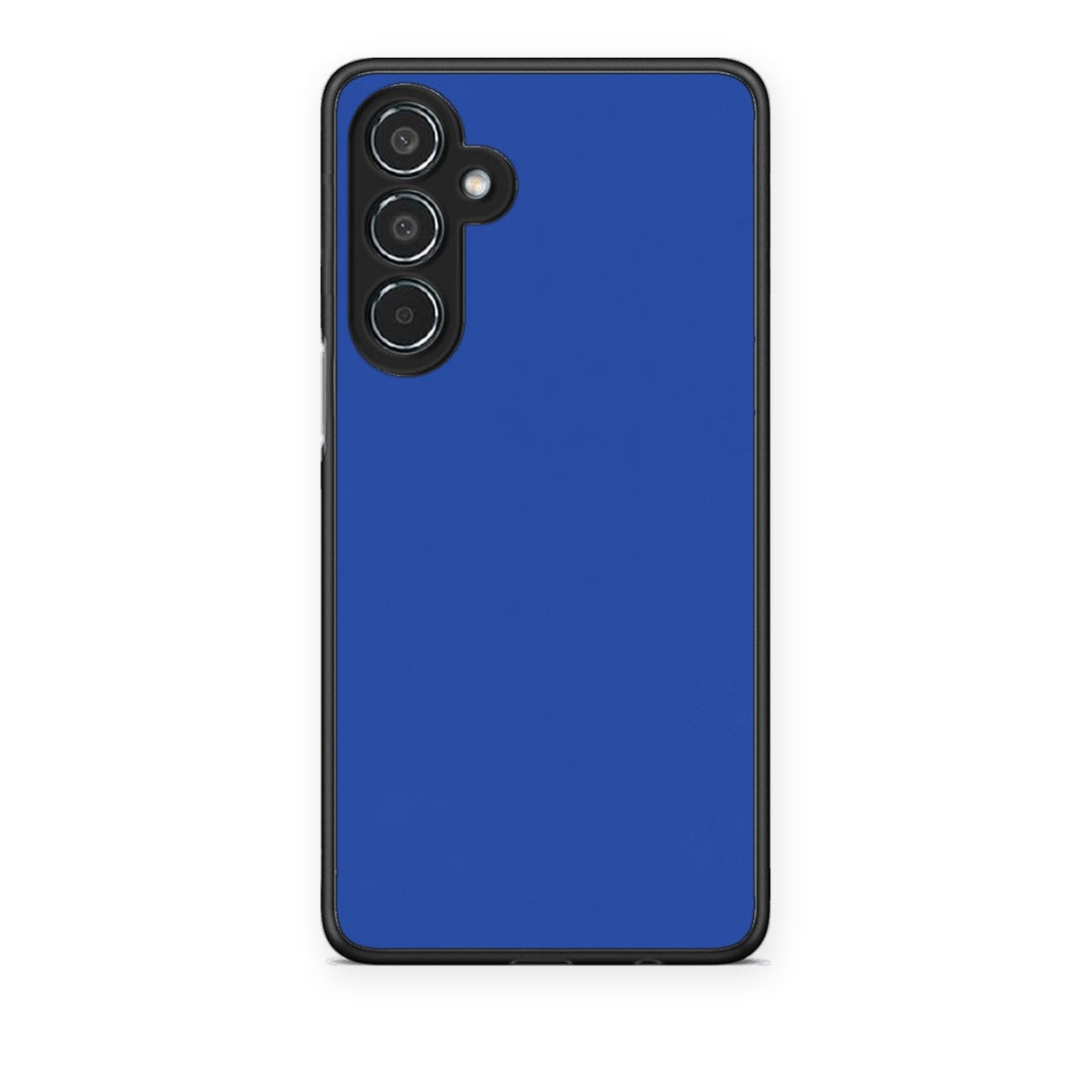 Θήκη Samsung Galaxy M35 5G Royal Blue από τη Smartfits με σχέδιο στο πίσω μέρος και μαύρο περίβλημα | Samsung Galaxy M35 5G Royal Blue case with colorful back and black bezels