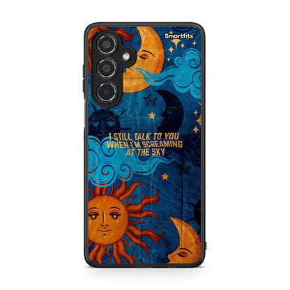Samsung Galaxy M35 5G Screaming Sky θήκη από τη Smartfits με σχέδιο στο πίσω μέρος και μαύρο περίβλημα | Smartphone case with colorful back and black bezels by Smartfits