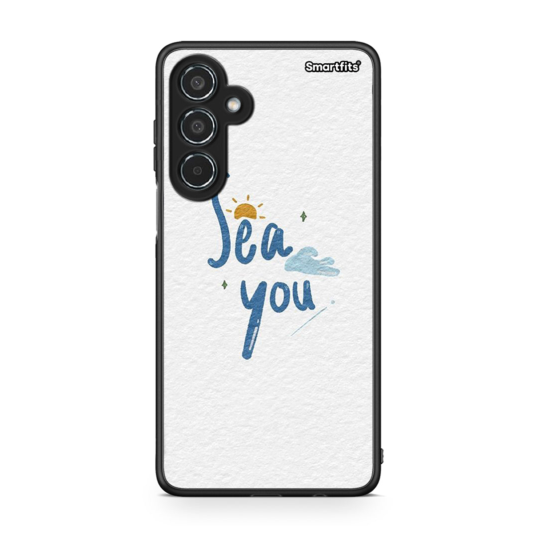 Samsung Galaxy M35 5G Sea You Θήκη από τη Smartfits με σχέδιο στο πίσω μέρος και μαύρο περίβλημα | Smartphone case with colorful back and black bezels by Smartfits