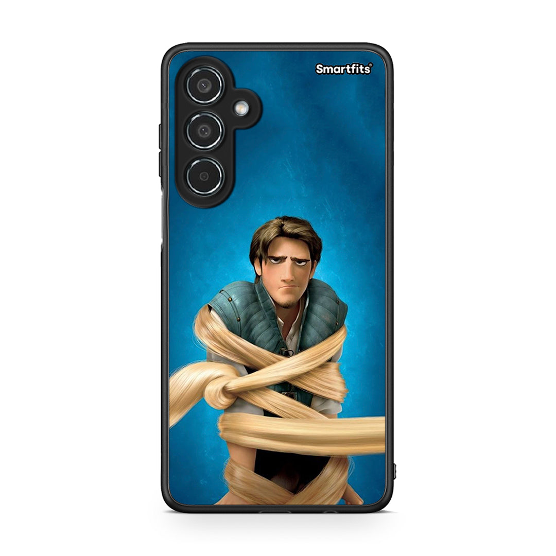 Samsung Galaxy M35 5G Tangled 1 Θήκη Αγίου Βαλεντίνου από τη Smartfits με σχέδιο στο πίσω μέρος και μαύρο περίβλημα | Smartphone case with colorful back and black bezels by Smartfits