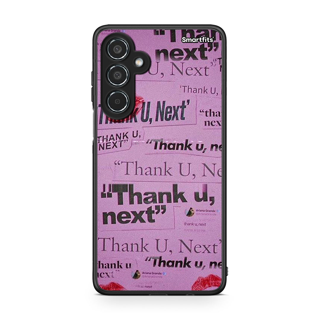 Samsung Galaxy M35 5G Thank You Next Θήκη Αγίου Βαλεντίνου από τη Smartfits με σχέδιο στο πίσω μέρος και μαύρο περίβλημα | Smartphone case with colorful back and black bezels by Smartfits