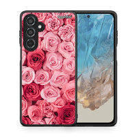 Thumbnail for Θήκη Samsung Galaxy M35 5G RoseGarden Valentine από τη Smartfits με σχέδιο στο πίσω μέρος και μαύρο περίβλημα | Samsung Galaxy M35 5G RoseGarden Valentine case with colorful back and black bezels